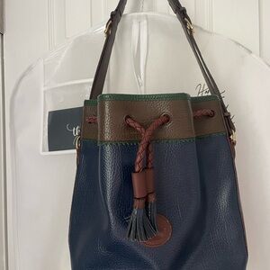 Dooney & Bourke Vintage Leather Bucket Bag
